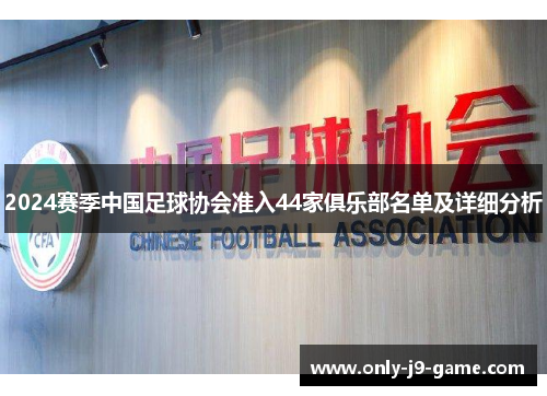 2024赛季中国足球协会准入44家俱乐部名单及详细分析