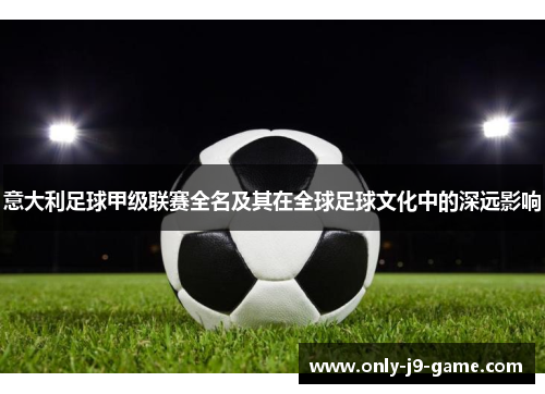 意大利足球甲级联赛全名及其在全球足球文化中的深远影响